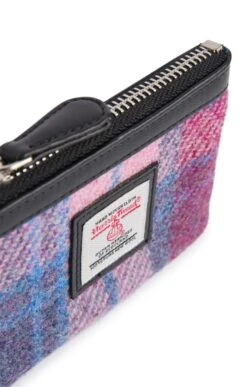 Harris Tweed Coin Purse -Best Fashion Shoes Shop CT05051PASTELPINK 2