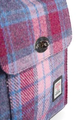 Harris Tweed Satchel Bag -Best Fashion Shoes Shop CT05057PASTELPINK 2