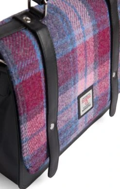 Harris Tweed Mini Messenger Bag -Best Fashion Shoes Shop CT05058PASTELPINK 2