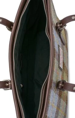 Harris Tweed Spey Tote Bag -Best Fashion Shoes Shop CT15029BLUECHECK 2