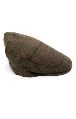 Men's Harris Country Cap -Best Fashion Shoes Shop CT15048DKGREENCHECK 1