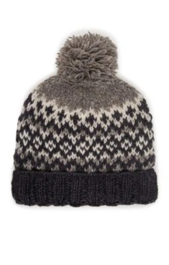 Men's Clifden Bobble Beanie -Best Fashion Shoes Shop GW00220CHARCOAL 1