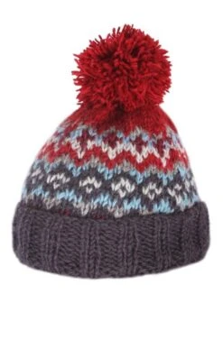 Men's Clifden Bobble Beanie -Best Fashion Shoes Shop GW00220RED 1