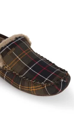 Mens Barbour Monty Slipper -Best Fashion Shoes Shop TA00185RECYCLEDCLASSICTARTAN 1