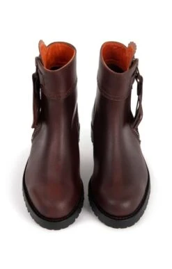 Short Riding Boot -Best Fashion Shoes Shop TA00283DKBROWN 3