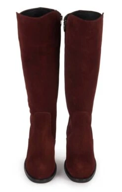 Long Suede Boot 31 Long Suede Boot -Best Fashion Shoes Shop TA00323BURGUNDY 4 1