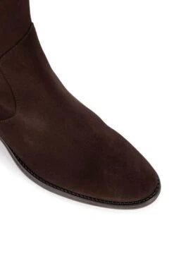 Long Suede Boot 34 Long Suede Boot -Best Fashion Shoes Shop TA00323DKBROWN 2 1