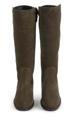 Long Suede Boot 41 Long Suede Boot -Best Fashion Shoes Shop TA00323DKGREEN 4 1