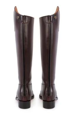 Ladies Lace Front Brogue Boot -Best Fashion Shoes Shop TA00326DKBROWN 6