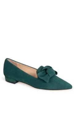 Suede Bow Slipper