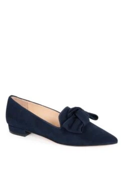 Suede Bow Slipper
