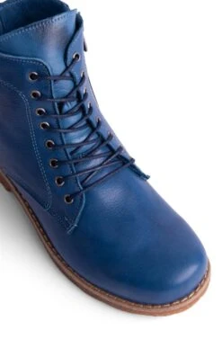 Ladies Lace Up Leather Boot -Best Fashion Shoes Shop TA00380JEANS 2