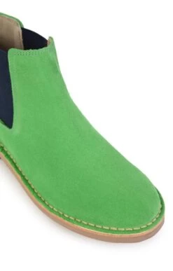 Ladies Suede Chelsea Boot -Best Fashion Shoes Shop TA00389JADENAVY 2