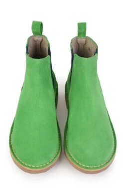 Ladies Suede Chelsea Boot -Best Fashion Shoes Shop TA00389JADENAVY 4