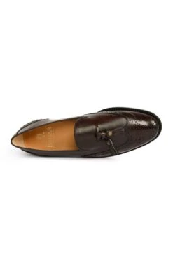 Brogue Tassel Loafer -Best Fashion Shoes Shop TA00406DARKBROWN 1