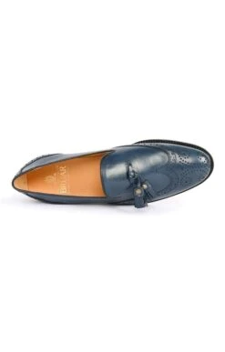 Brogue Tassel Loafer -Best Fashion Shoes Shop TA00406NAVY 1