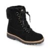 Ladies Sheepskin Waterproof Boot -Best Fashion Shoes Shop TA04203BLACK