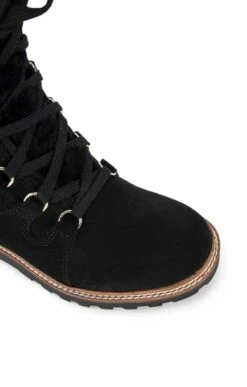 Ladies Sheepskin Waterproof Boot -Best Fashion Shoes Shop TA04203BLACK 2