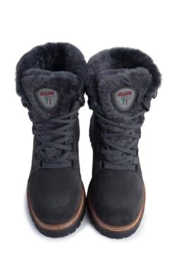 Ladies Sheepskin Waterproof Boot -Best Fashion Shoes Shop TA04203GREY 4