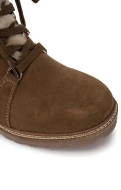 Ladies Sheepskin Waterproof Boot -Best Fashion Shoes Shop TA04203TAN 2