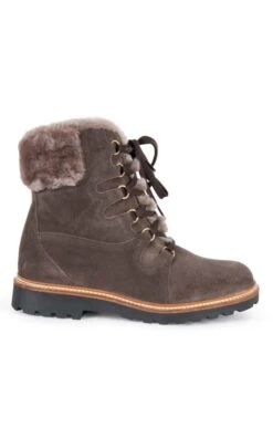 Ladies Sheepskin Waterproof Boot -Best Fashion Shoes Shop TA04203TAUPE 1