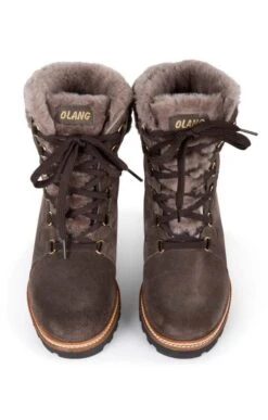 Ladies Sheepskin Waterproof Boot -Best Fashion Shoes Shop TA04203TAUPE 4