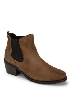 Ladies Suede Ankle Boot