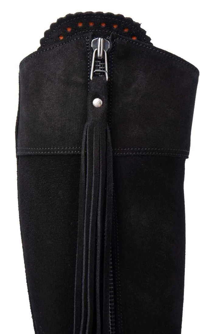 Ladies Suede Riding Boot 6 Ladies Suede Riding Boot - Image 4