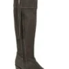 Ladies Suede Riding Boot -Best Fashion Shoes Shop TA04217GREY