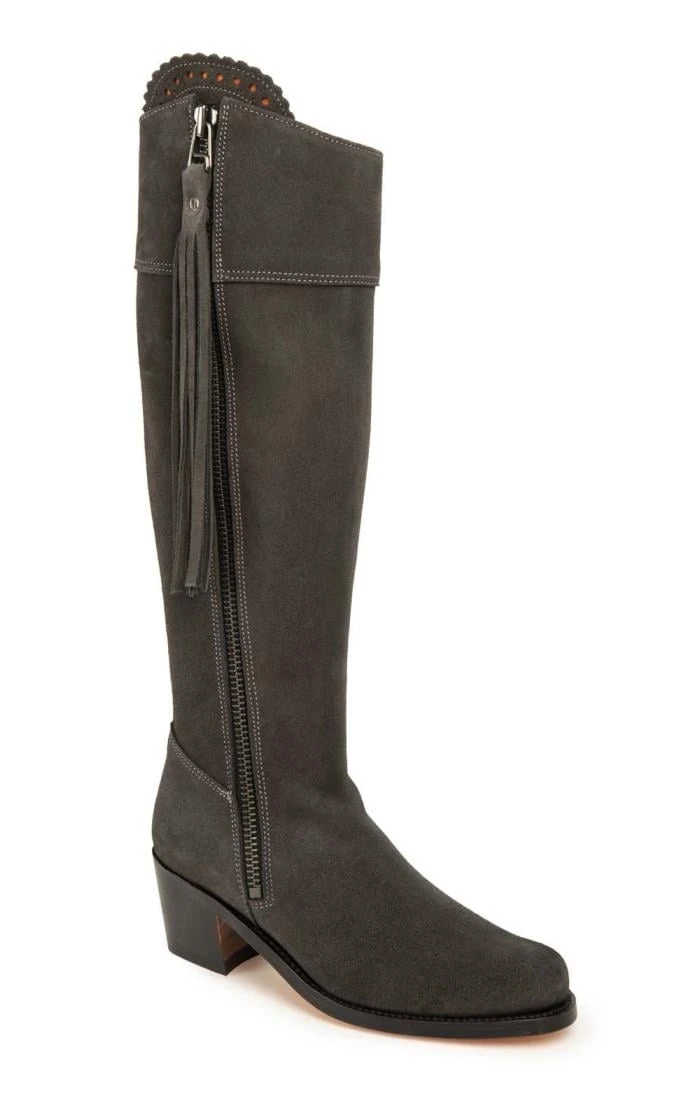 Ladies Suede Riding Boot 3 Ladies Suede Riding Boot