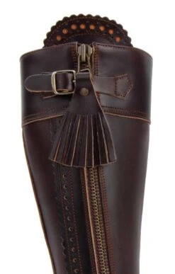 Ladies Traditional Riding Boot 11 Ladies Traditional Riding Boot -Best Fashion Shoes Shop TA04218DKBROWN 3