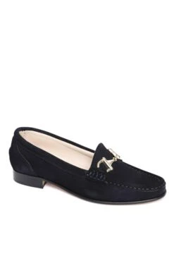 Suede Snaffle Moccasin