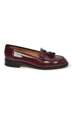 Patent Tassel Loafer 24 Patent Tassel Loafer -Best Fashion Shoes Shop TA05000BURGUNDY 1