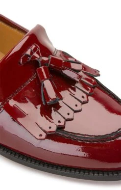 Patent Tassel Loafer 28 Patent Tassel Loafer -Best Fashion Shoes Shop TA05000BURGUNDY 5
