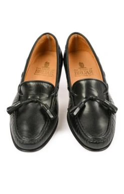 Soft Leather Tassel Moccasin -Best Fashion Shoes Shop TA05004BLACK 4