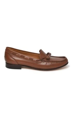Soft Leather Tassel Moccasin -Best Fashion Shoes Shop TA05004MIDBROWN 1
