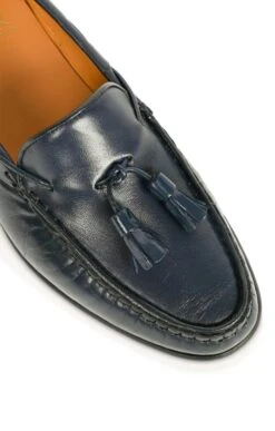 Soft Leather Tassel Moccasin -Best Fashion Shoes Shop TA05004NAVY 3