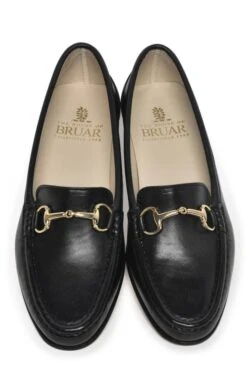 Soft Leather Snaffle Moccasin -Best Fashion Shoes Shop TA05006BLACK 4