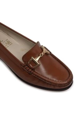 Soft Leather Snaffle Moccasin -Best Fashion Shoes Shop TA05006MIDBROWN 2