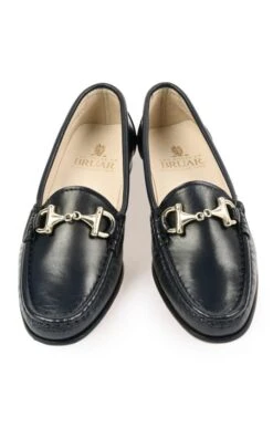 Soft Leather Snaffle Moccasin -Best Fashion Shoes Shop TA05006NAVY 4