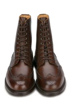 Mens Crockett And Jones Islay Leather Boot -Best Fashion Shoes Shop TA05018DKBROWN 4