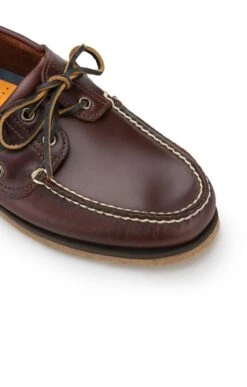 Mens Timberland 2 Eye Boat Shoe -Best Fashion Shoes Shop TA05119BROWNLEATHER 3