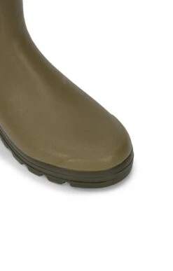 Mens Full Zip Leather Lined Wide Calf Welly -Best Fashion Shoes Shop TA05151GREEN 4