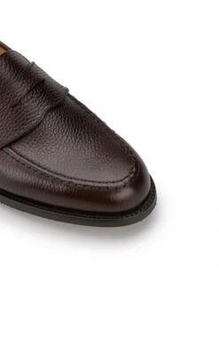 Mens Crockett And Jones Boston Leather Loafer -Best Fashion Shoes Shop TA05199DKBROWN 3