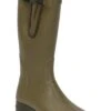 Mens Cotton Lined Gusset Welly 1 Mens Cotton Lined Gusset Welly -Best Fashion Shoes Shop TA05355GREEN