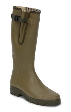 Mens Cotton Lined Gusset Welly