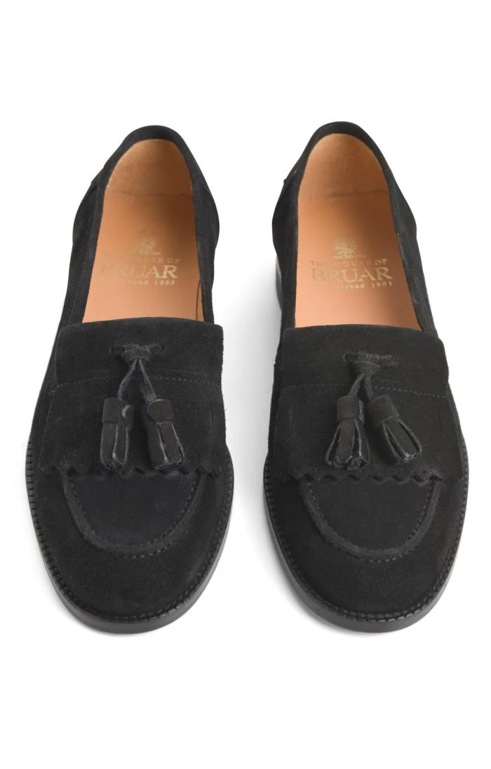 Ladies Suede Tassel Loafer 7 Ladies Suede Tassel Loafer - Image 5