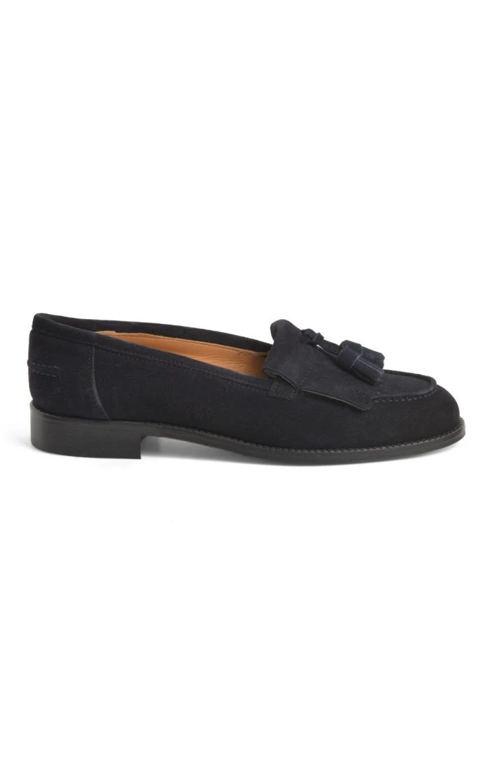 Ladies Suede Tassel Loafer 12 Ladies Suede Tassel Loafer - Image 10