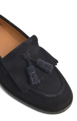 Ladies Suede Tassel Loafer 29 Ladies Suede Tassel Loafer -Best Fashion Shoes Shop TA05360NAVY 2