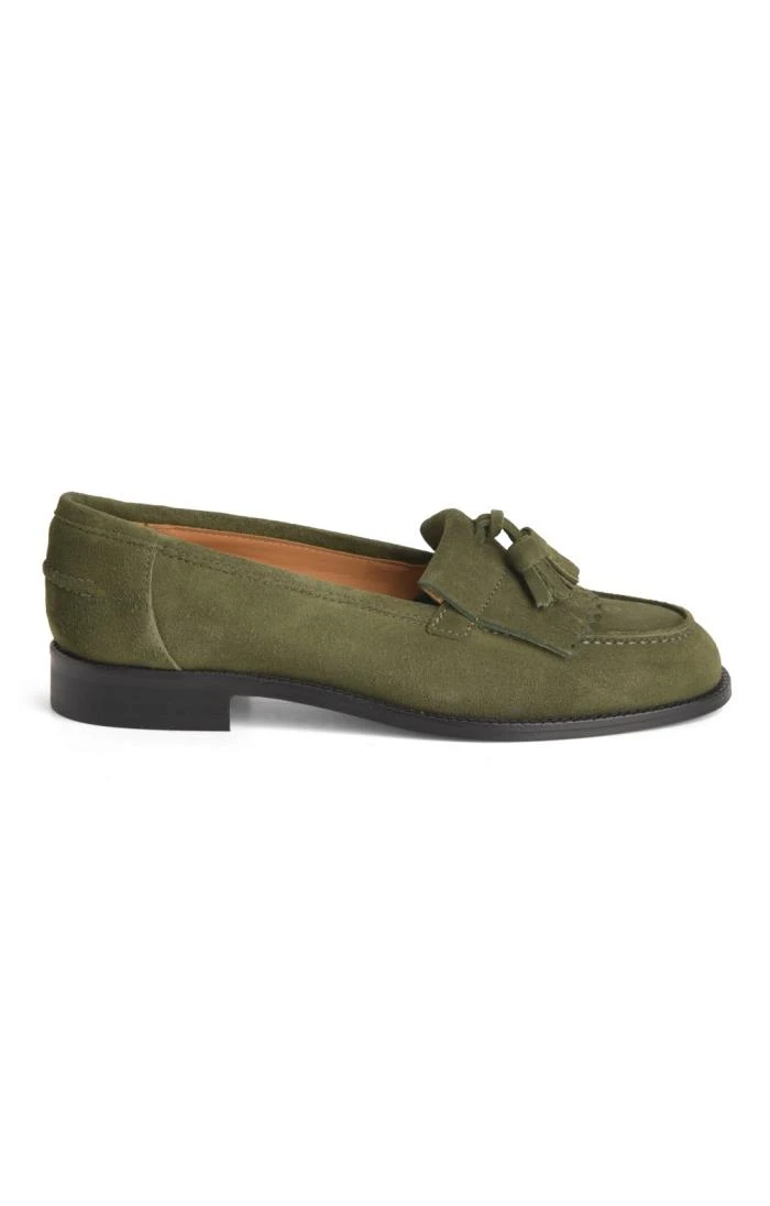 Ladies Suede Tassel Loafer 16 Ladies Suede Tassel Loafer - Image 14